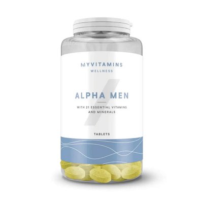Вітаміни та мінерали для чоловіків Alpha Men, MyProtein, 120 табл 04306-01 фото