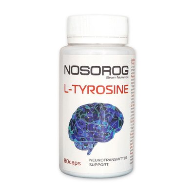 Л-Тирозин NOSOROG (L-Tyrosine) 500 мг 80 капсул 10288-01 фото