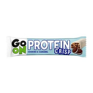 Протеиновый Батончик GoOn Nutrition (Protein Crisp), 50 г, Арахис и карамель 20890-01 фото