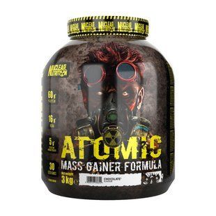 Гейнер для набору ваги Nuclear Nutrition Atomic Mass Gainer Formula 3000 г, Банти