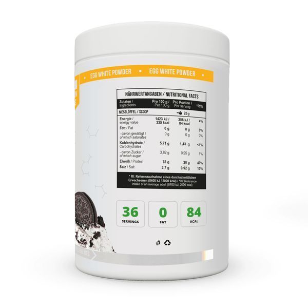 Яичный протеин MST Egg White Protein 900 г, Печенье и крем