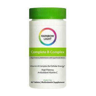 Комплекс витаминов группы Б (Complete B-Complex), Rainbow Light, 90 табл