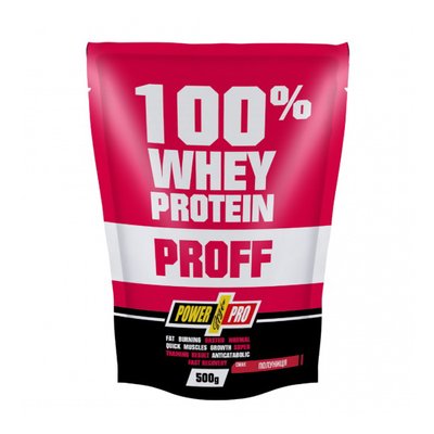 Сироватковий протеїн Power Pro 100% Whey Protein Proff 500 г, Вишня у шоколаді 21236-02 фото