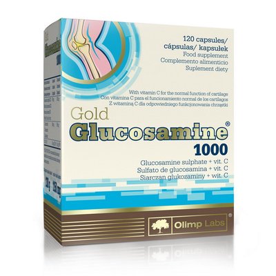 Глюкозамін (Gold Glucosamine 1000), Olimp, 120 капсул 01393-01 фото