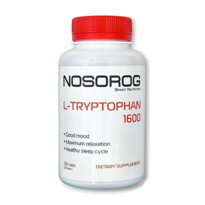 Л-Триптофан NOSOROG (L-Tryptophan 1600) 120 капсул 22117-01 фото