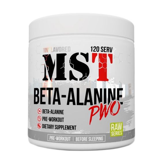 Бета-аланин (Beta-Alanine), MST, 300 г, Без вкуса 22006-01 фото