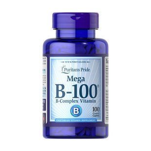 Комплекс Витаминов группы Б (Mega B-100), Puritan's Pride, 100 каплет