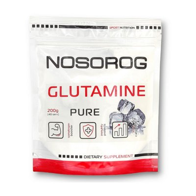 Глютамін у порошку NOSOROG (Glutamine) 200 г, Чистий 10190-01 фото