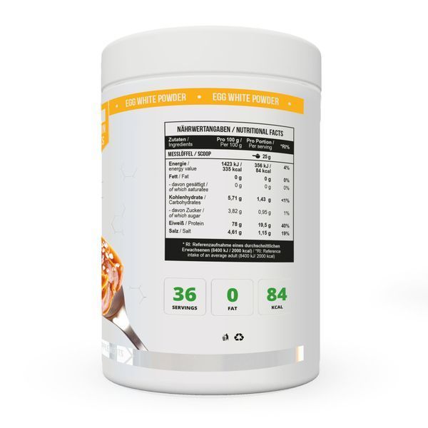 Яєчний протеїн MST Egg White Protein 900 г, Солона карамель
