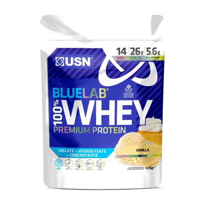 Сироватковий протеїн USN Blue Lab 100% Whey Premium Protein 476 г, Шоколад 21991-02 фото
