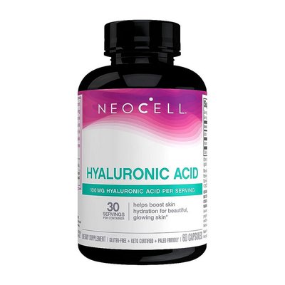 Гіалуронова кислота (Hyaluronic Acid), NeoCell, 60 капсул 10267-01 фото