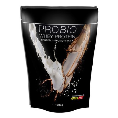 Сироватковий протеїн Power Pro PROBIO Whey Protein 1000 г, Мокачине 05410-01 фото