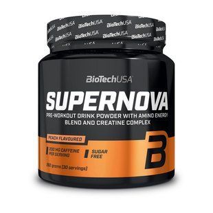 Предтренировочный комплекс BioTech (SuperNova), 282 г, Яблоко-груша