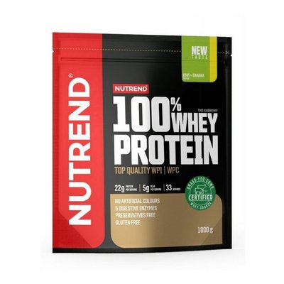 Сироватковий протеїн Nutrend 100% Whey Protein 1000 г, Печиво та крем 20620-13 фото