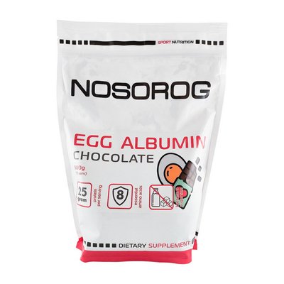 Яєчний протеїн NOSOROG EGG Albumin 1000 г, Шоколад 21311-01 фото